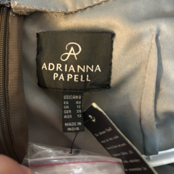 Adrianna Papell Black Sequin Long Sleeve Dress - Picture 5 of 5